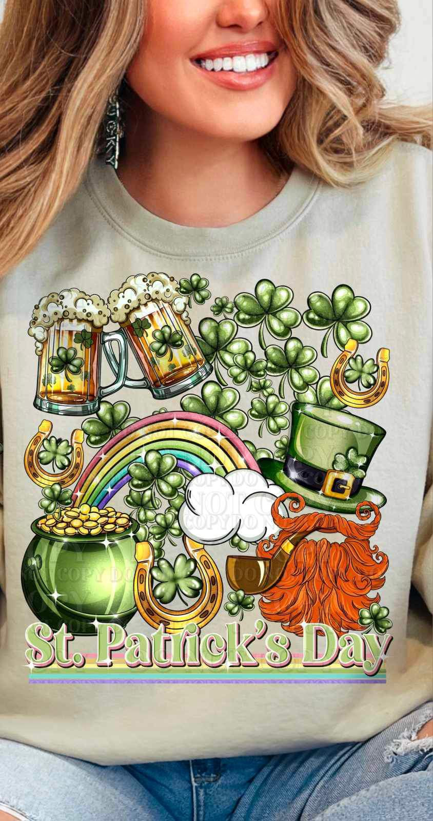 St patricks day collage 20860 DTF transfer