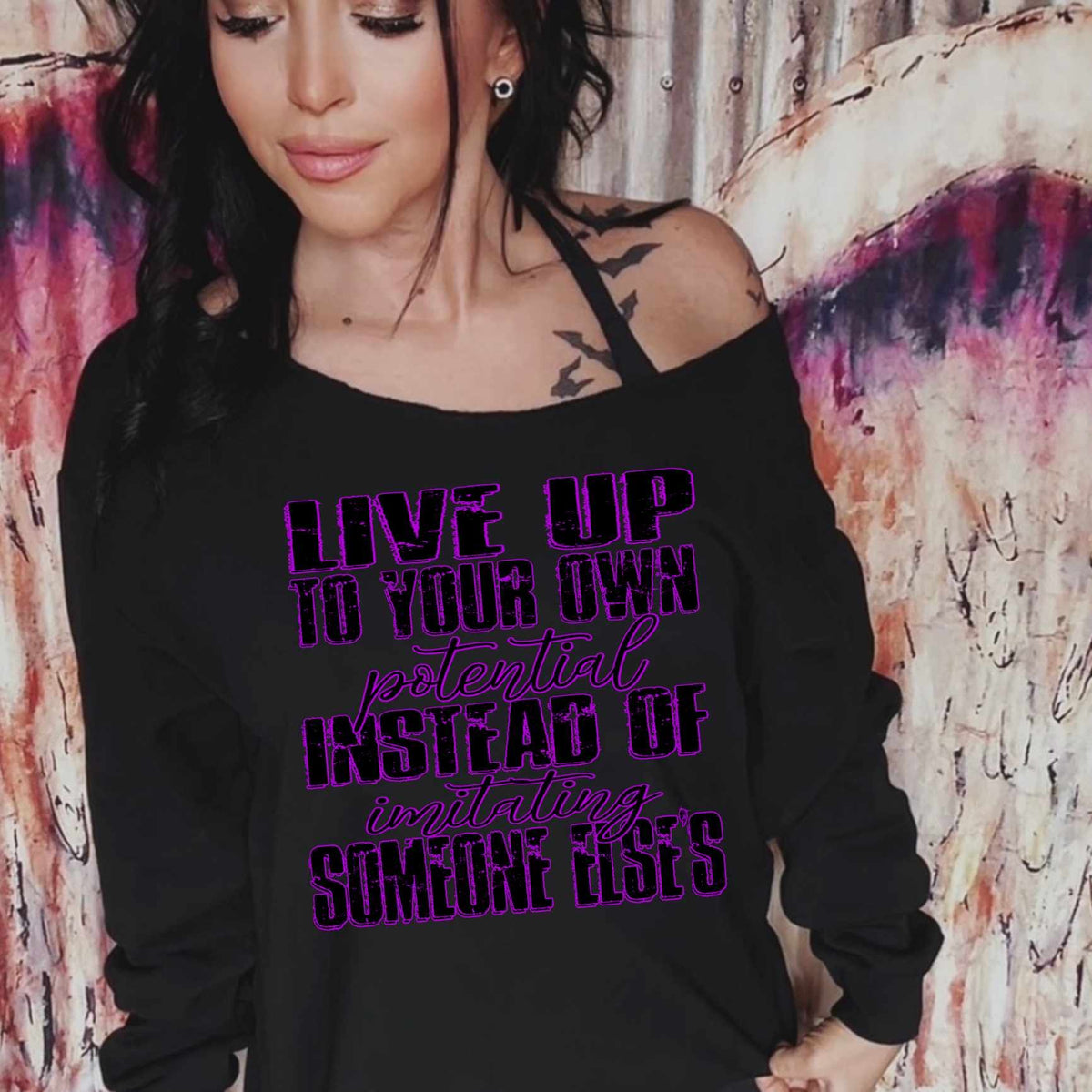 Live up to your own potential (DD) 43393 DTF transfer