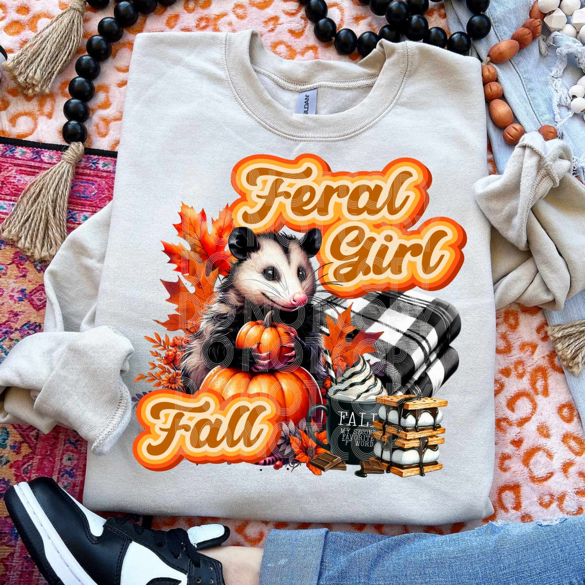 Feral girl fall possum (DD) 43389 DTF transfer