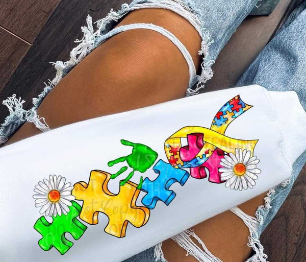 Puzzle piece SLEEVE (CSTAGE) 31390 DTF transfer