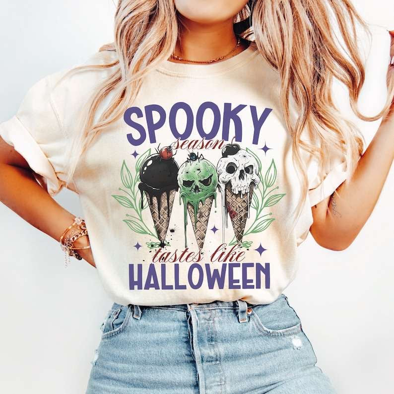 Spooky season tastes like halloween 43408 DTF transfer