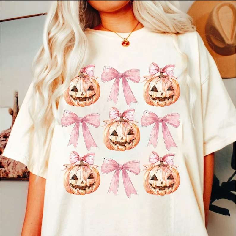 Coquette pumpkin collage 43404 DTF transfer