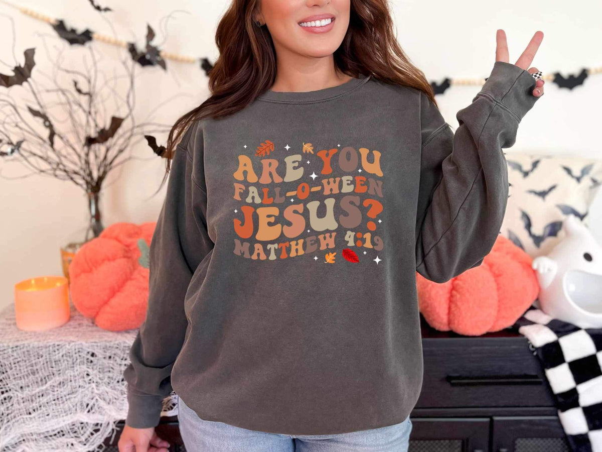 Retro Fall Pastels Are you falloween Jesus matthew 4:19 3373 DTF TRANSFER
