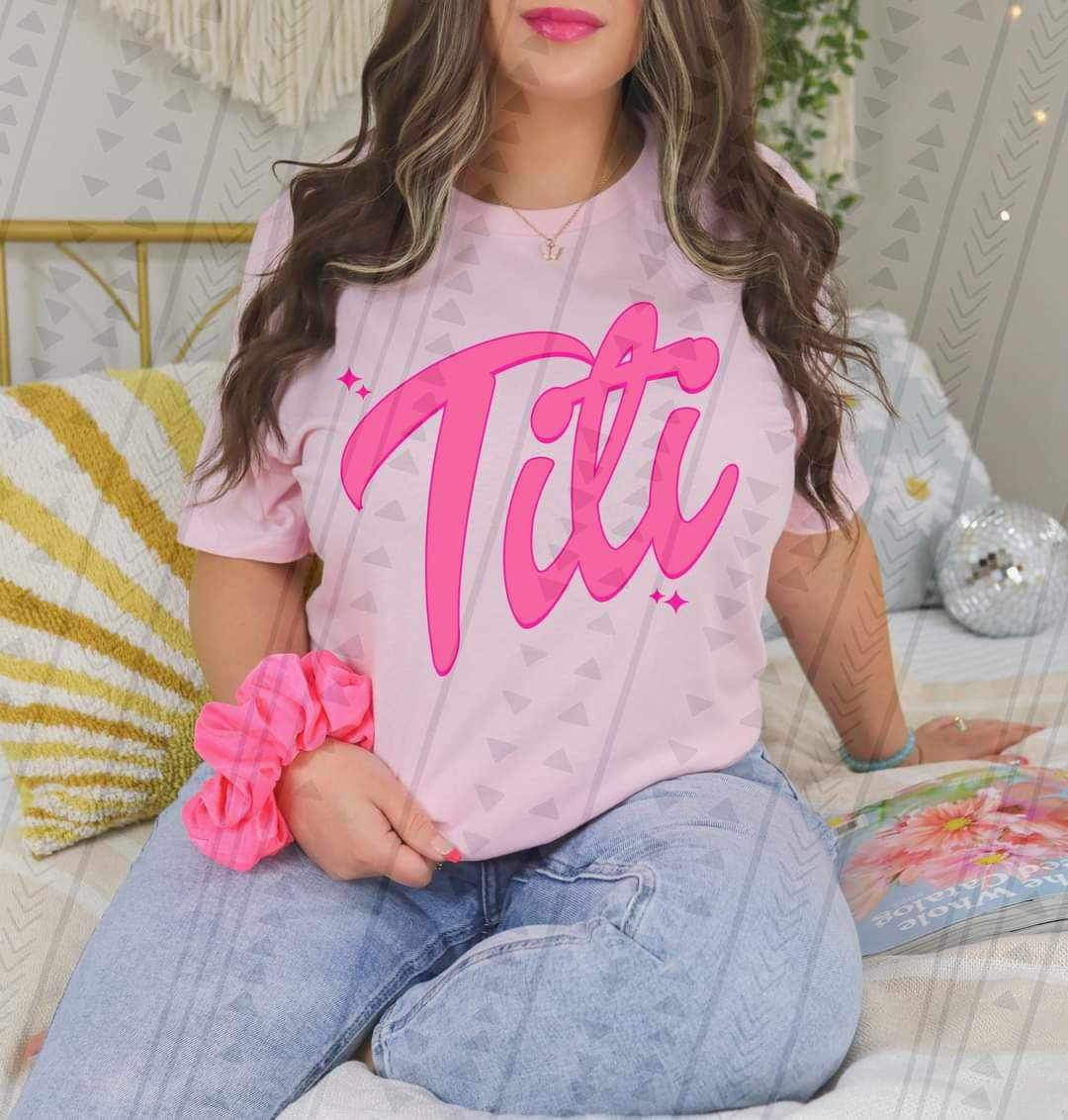 Titi (pink font) 9631 DTF TRANSFER