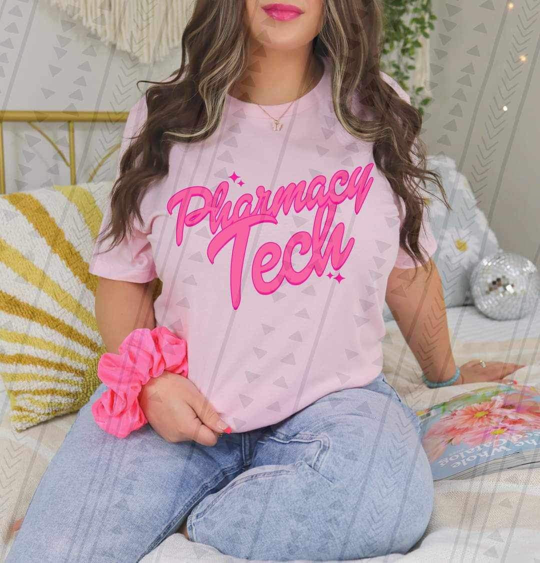 Pharmacy tech (pink font) 9630 DTF TRANSFER