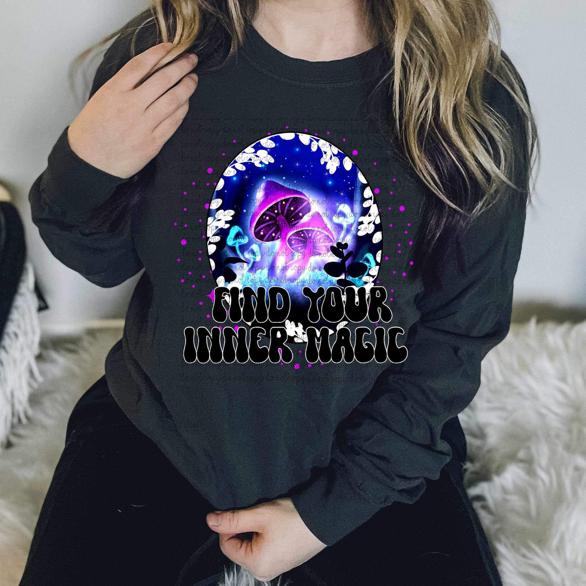 Find your inner magic with magical mushrooms 9652 DTF TRANSFER
