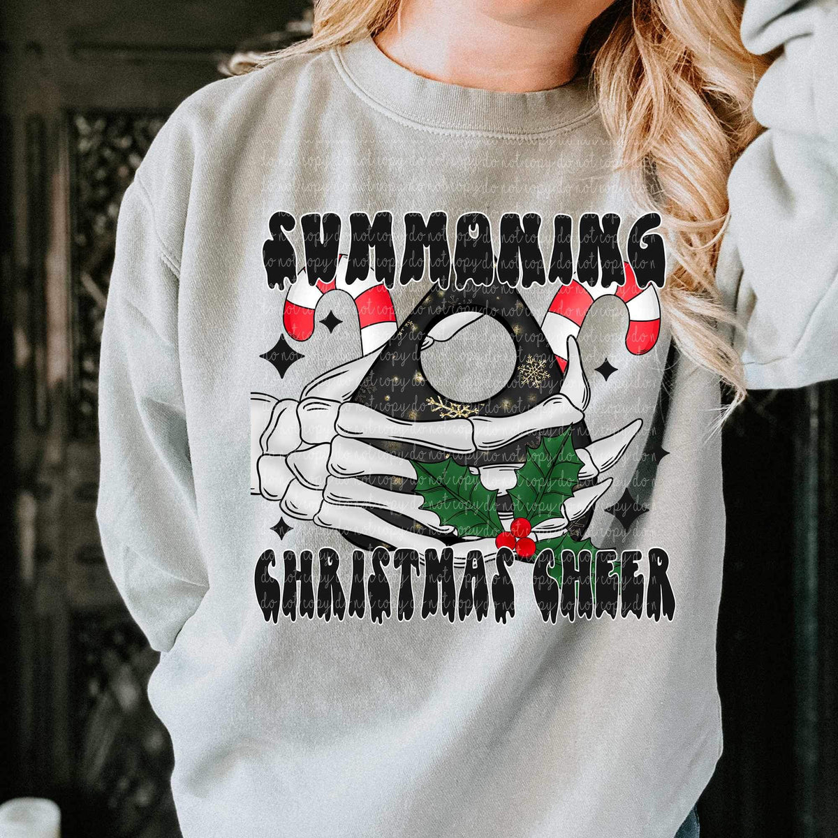Summoning Christmas cheer 9647 DTF TRANSFER