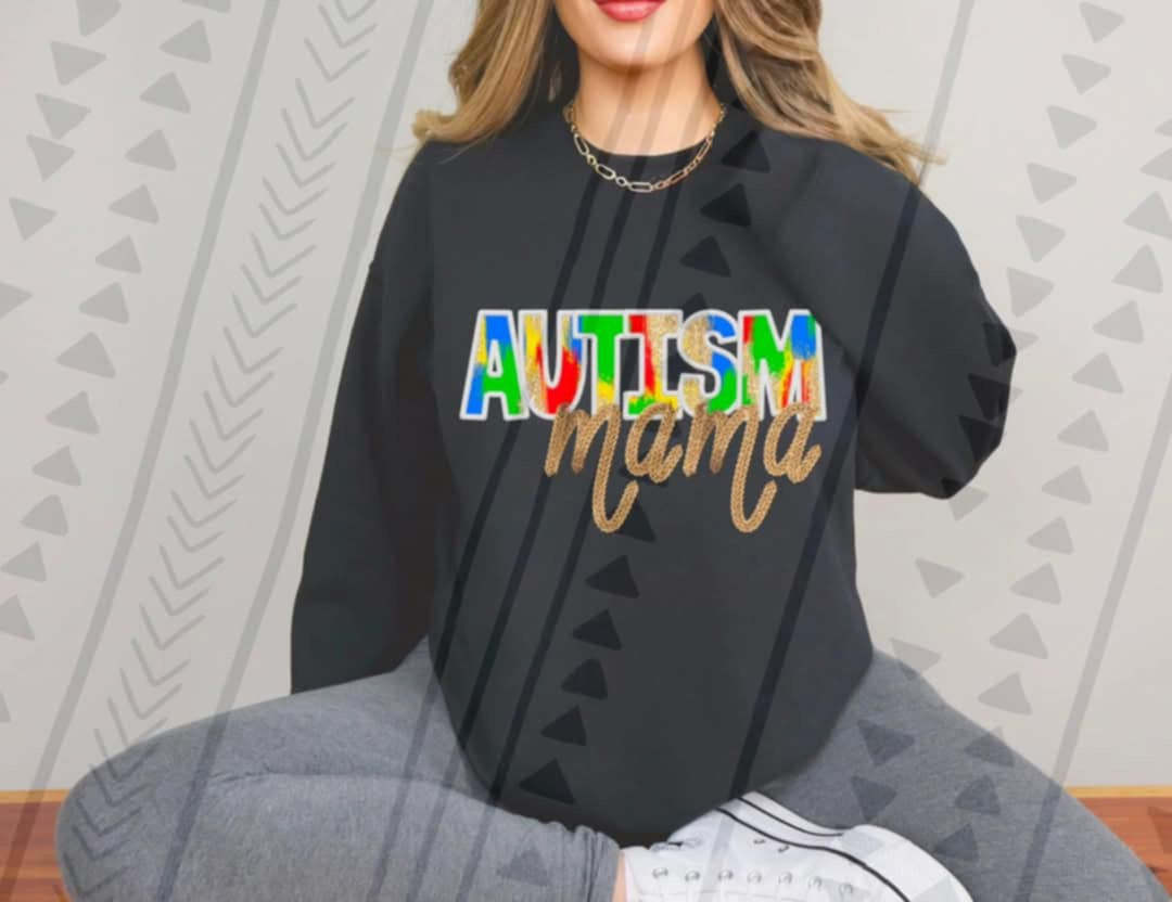 Autism mama no bow (TGG) 92480 DTF transfer
