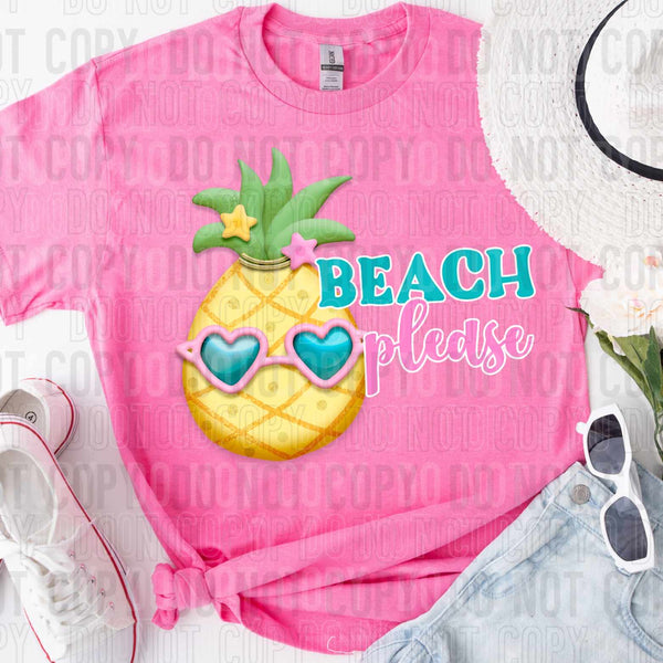 Beach please pineapple (SBB) 31423 DTF transfer