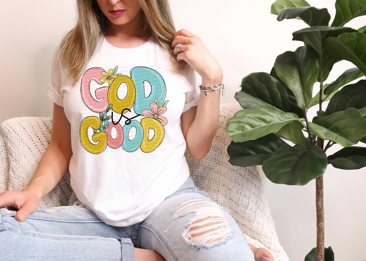 God is good butterflies 31437 DTF transfer