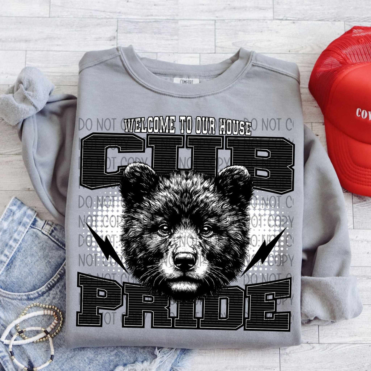 Welcome to our house cub pride 31464 DTF transfer