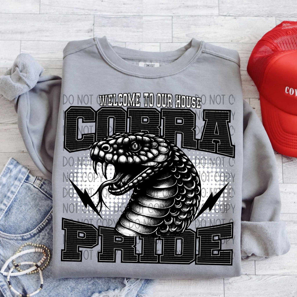 Welcome to our house cobra pride 31465 DTF transfer