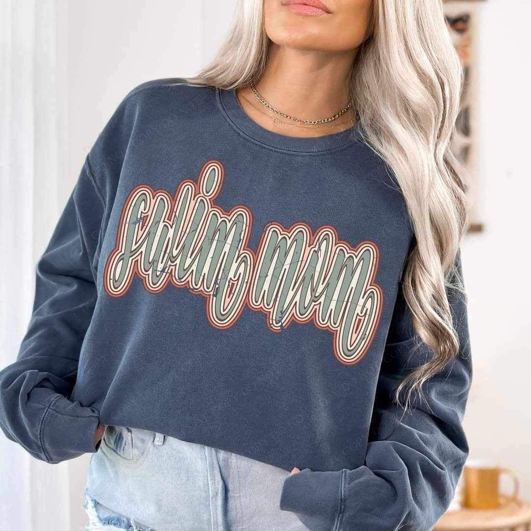 Swim mom retro 20984 DTF transfer