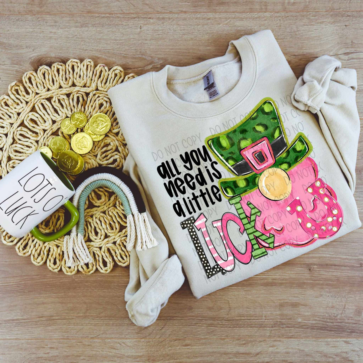 All you need is a little luck (SWD) 79560 DTF transfer