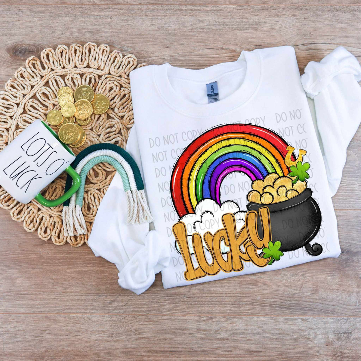 Lucky pot of gold (SWD) 79558 DTF transfer