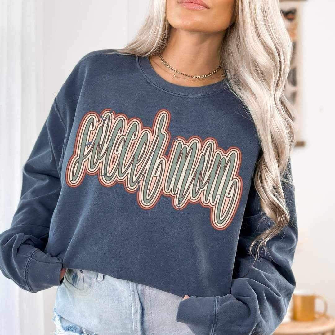 Soccer mom retro 20974 DTF transfer