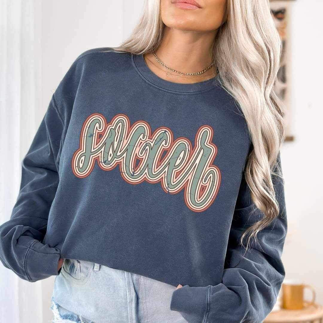 Soccer retro 20971 DTF transfer