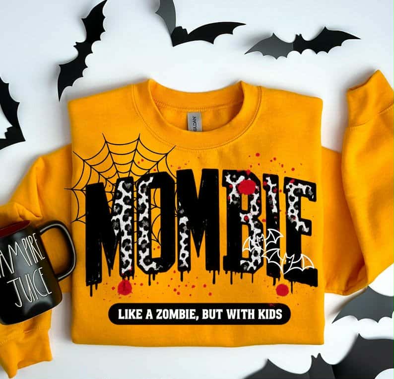 Mombie like a zombie but with kids DTF transfer