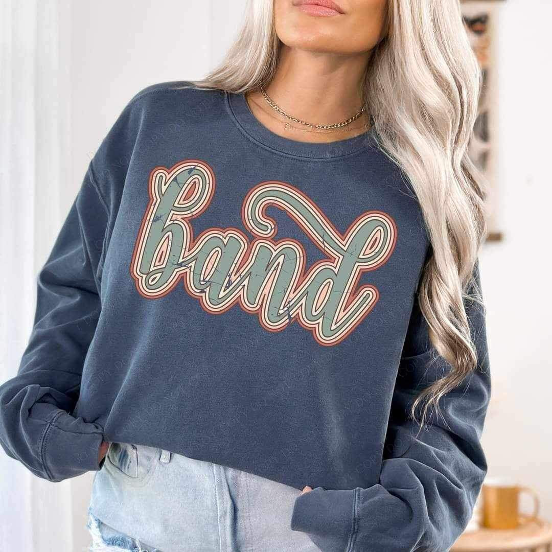 Band retro 20968 DTF transfer