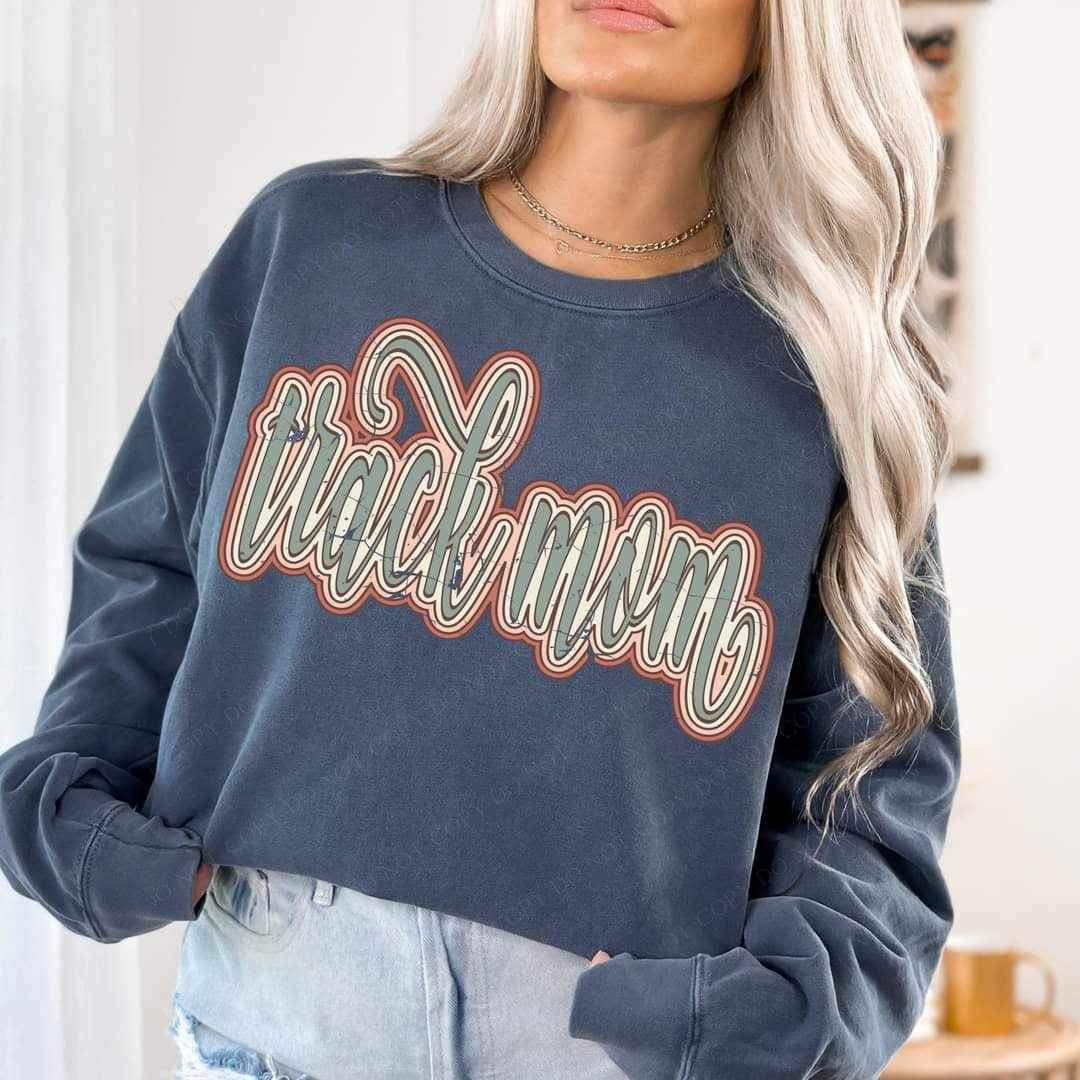 Track mom retro 20964 DTF transfer