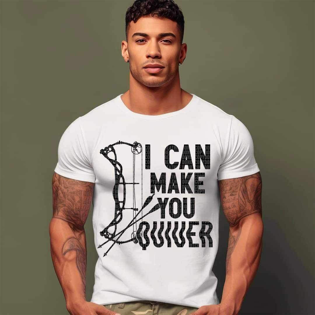 I can make you quiver (BLACK with crossbow) 9824 DTF TRANSFERS
