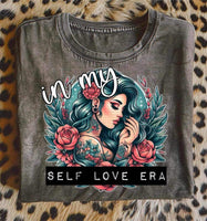 In my self love era girl with blue hair (LYTTLE) 21022 DTF transfer