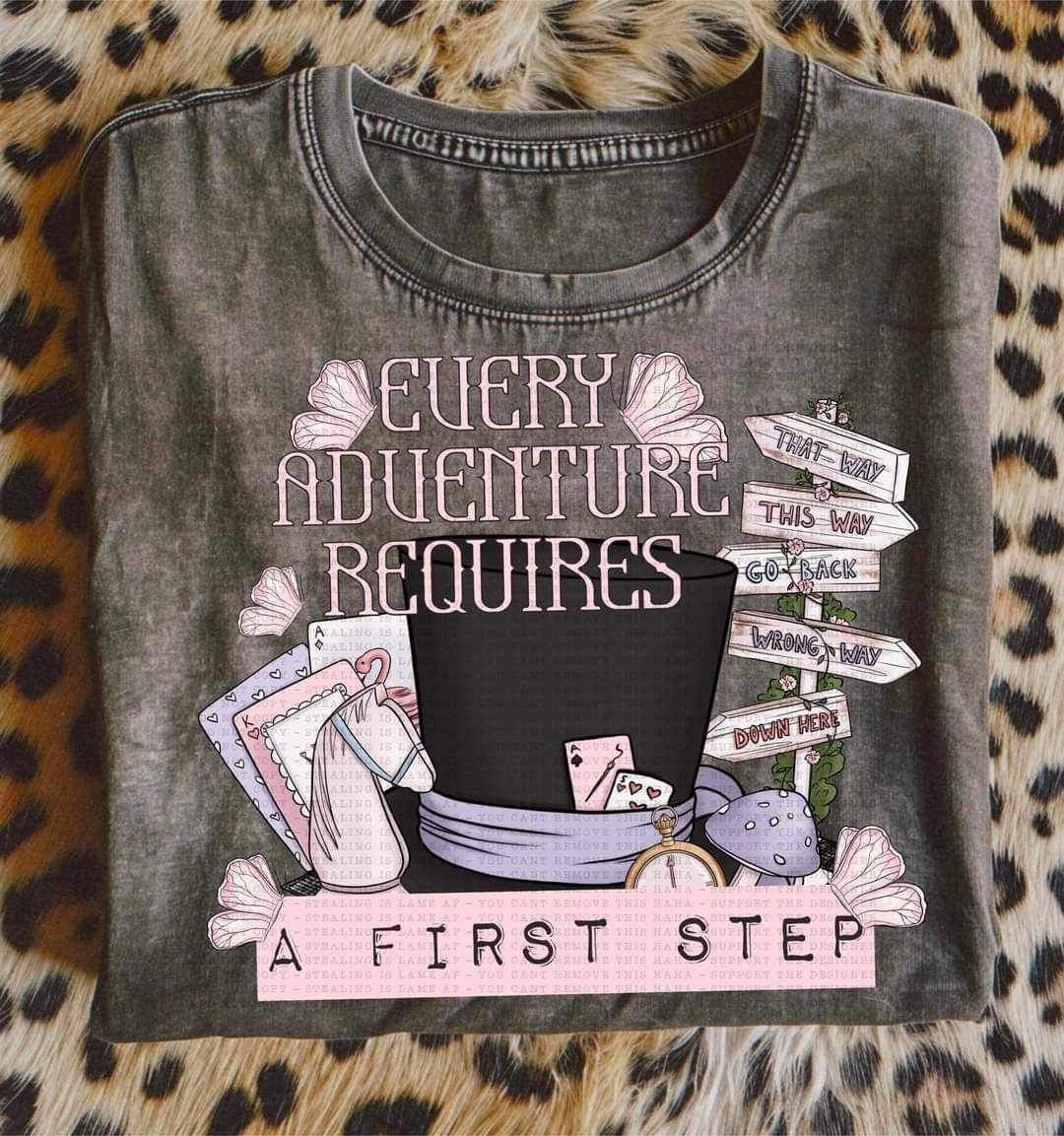 Every adventure requires a first step (LYTTLE) 21021 DTF transfer