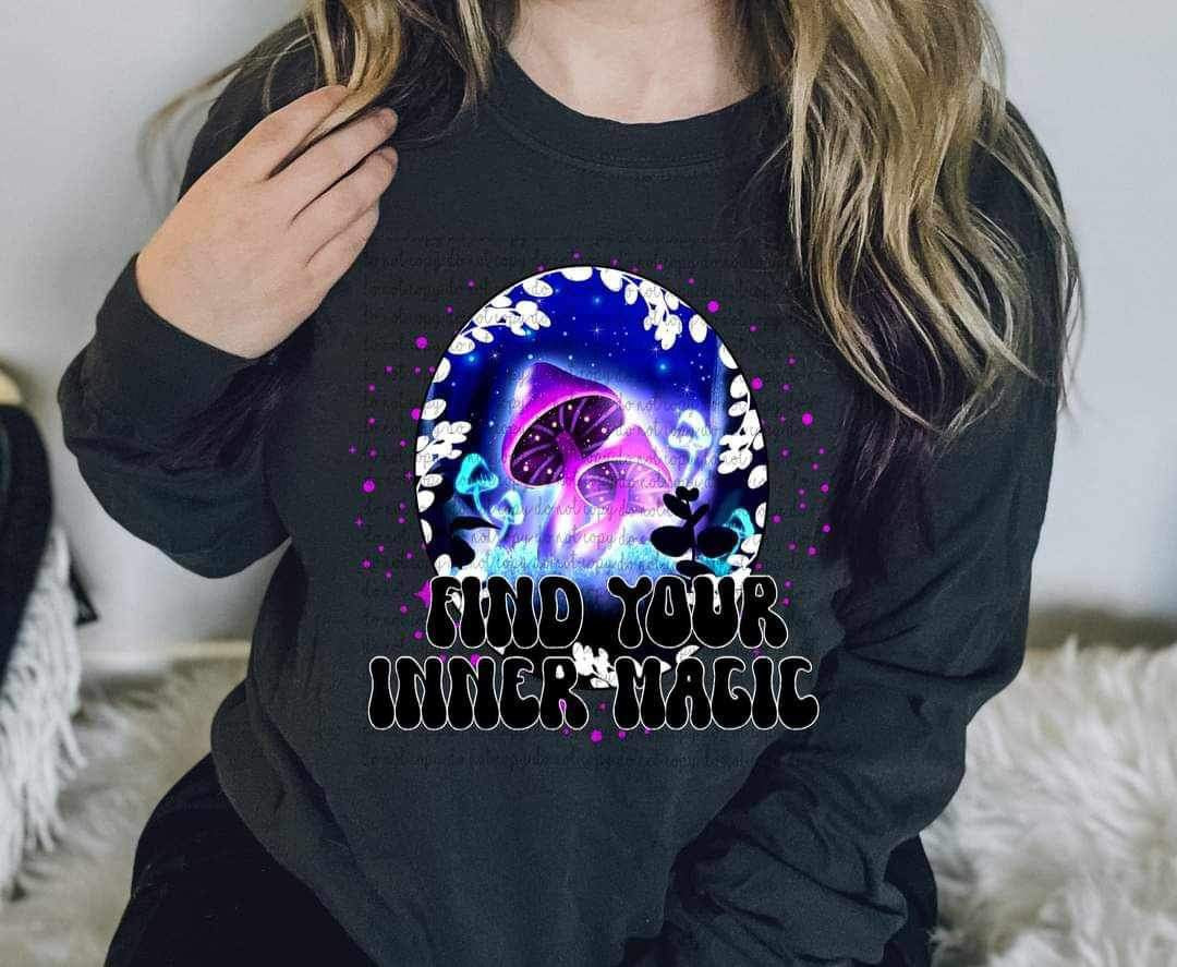 Find your inner magic (glowing mushrooms) 9832 DTF TRANSFERS