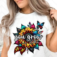 You grow girl 21027 DTF transfer