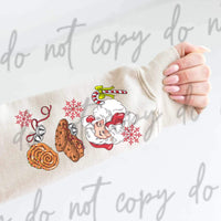 I put out for Santa (santa, letter, milk, sweets) SLEEVE 9961 DTF TRANSFER