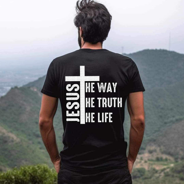 Jesus the way the truth the life WHITE (SDD) 21082 DTF transfer