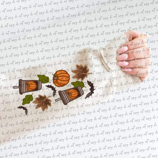 Pumpkin spice peppermint mocha PUMPKIN SPICE SLEEVE 9951 DTF TRANSFER