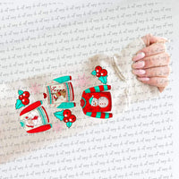 Lets get ugly (Christmas sweaters) SLEEVE 9967 DTF TRANSFER