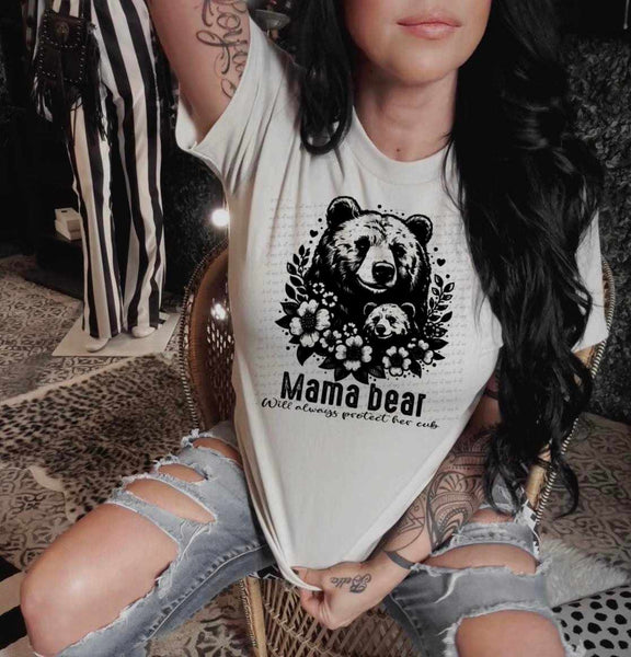 Mama bear will always protect her cub (WSD) 31660 DTF transfer