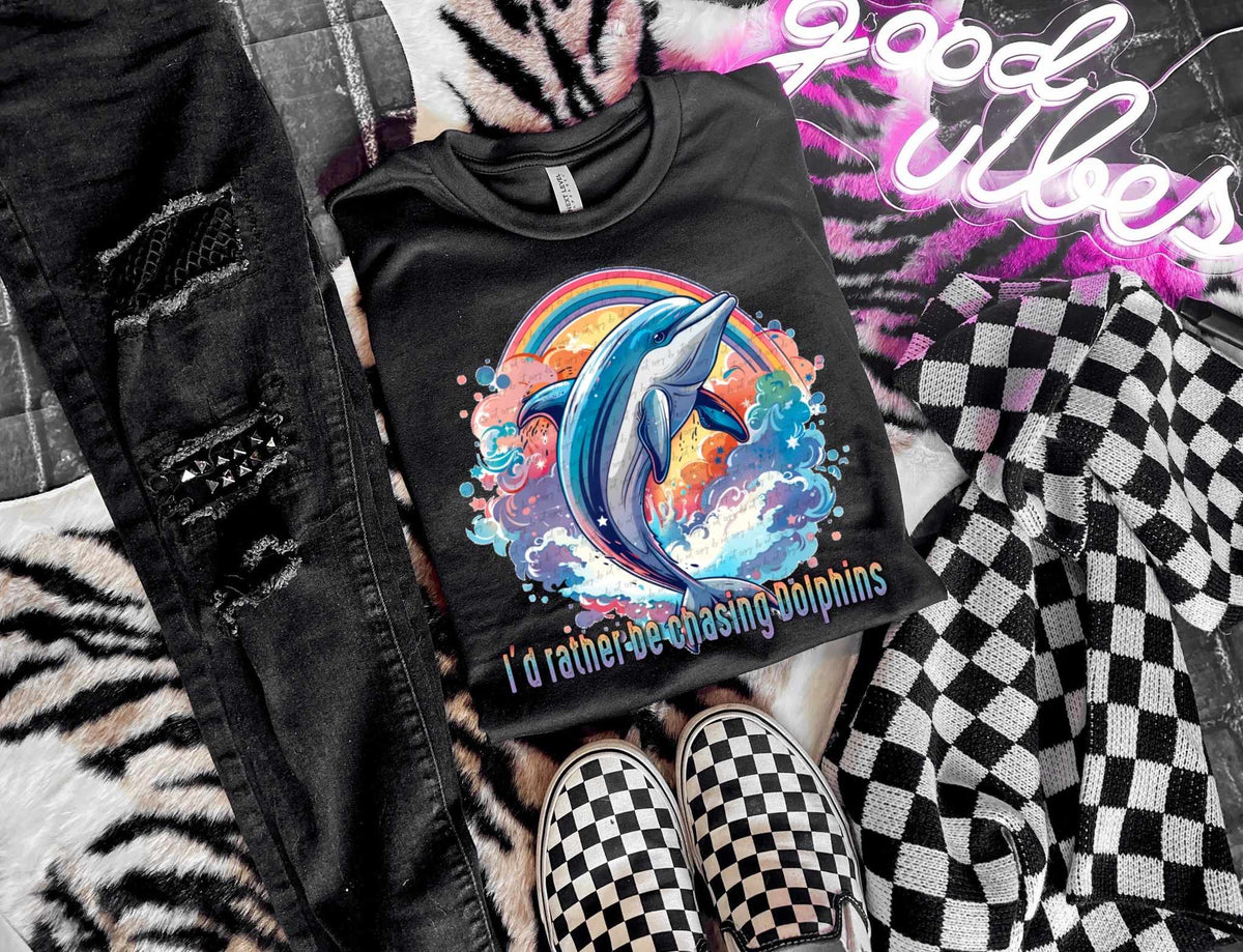 I’d rather be chasing dolphins (WSD) 31620 DTF transfer