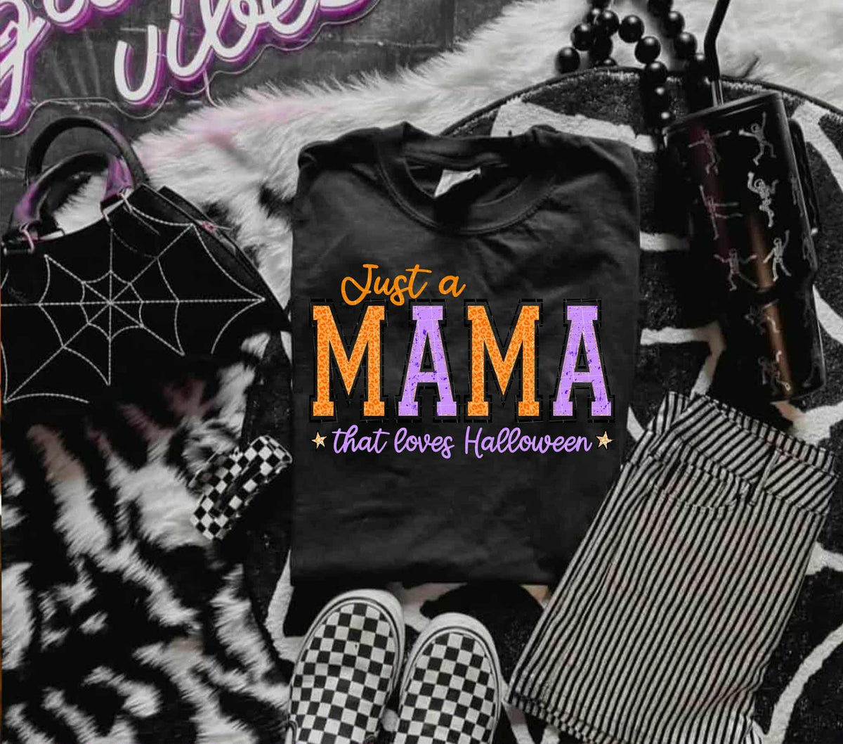 Just a Mama that loves Halloween (linda) DTF transfer