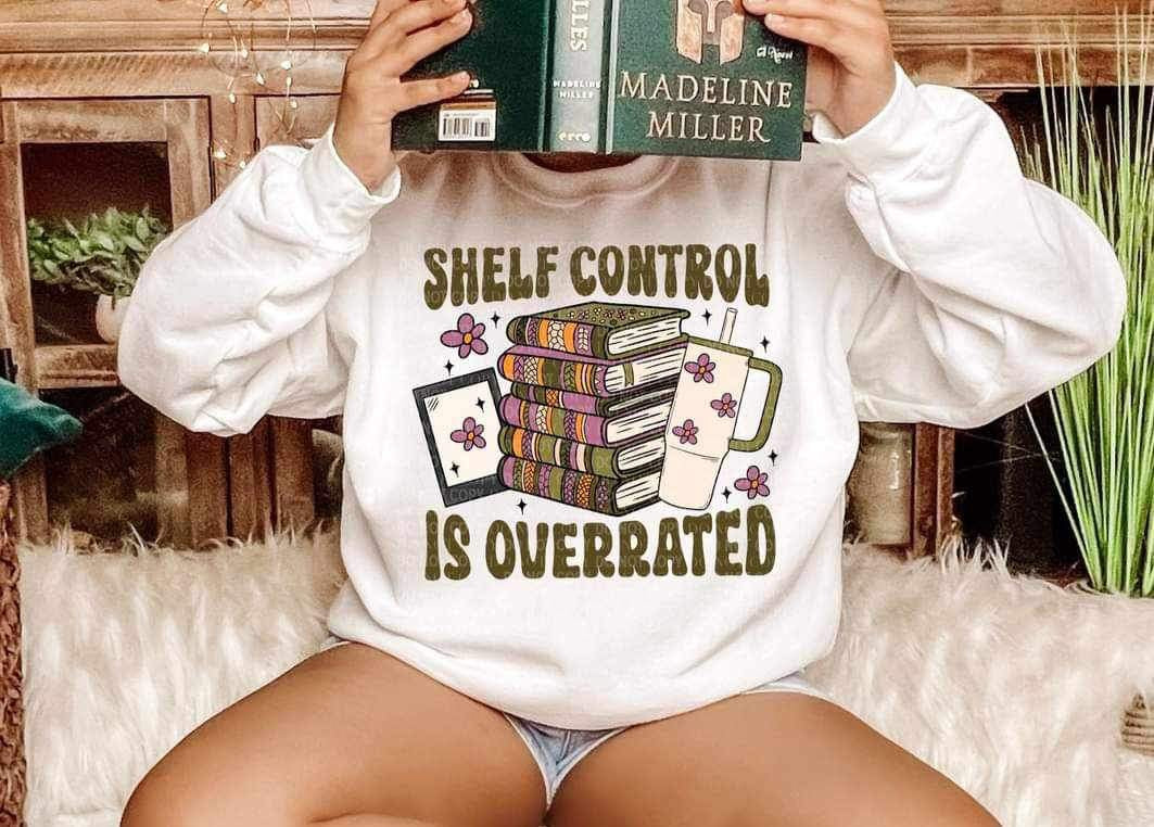Self control is overrated books 21087 DTF transfer
