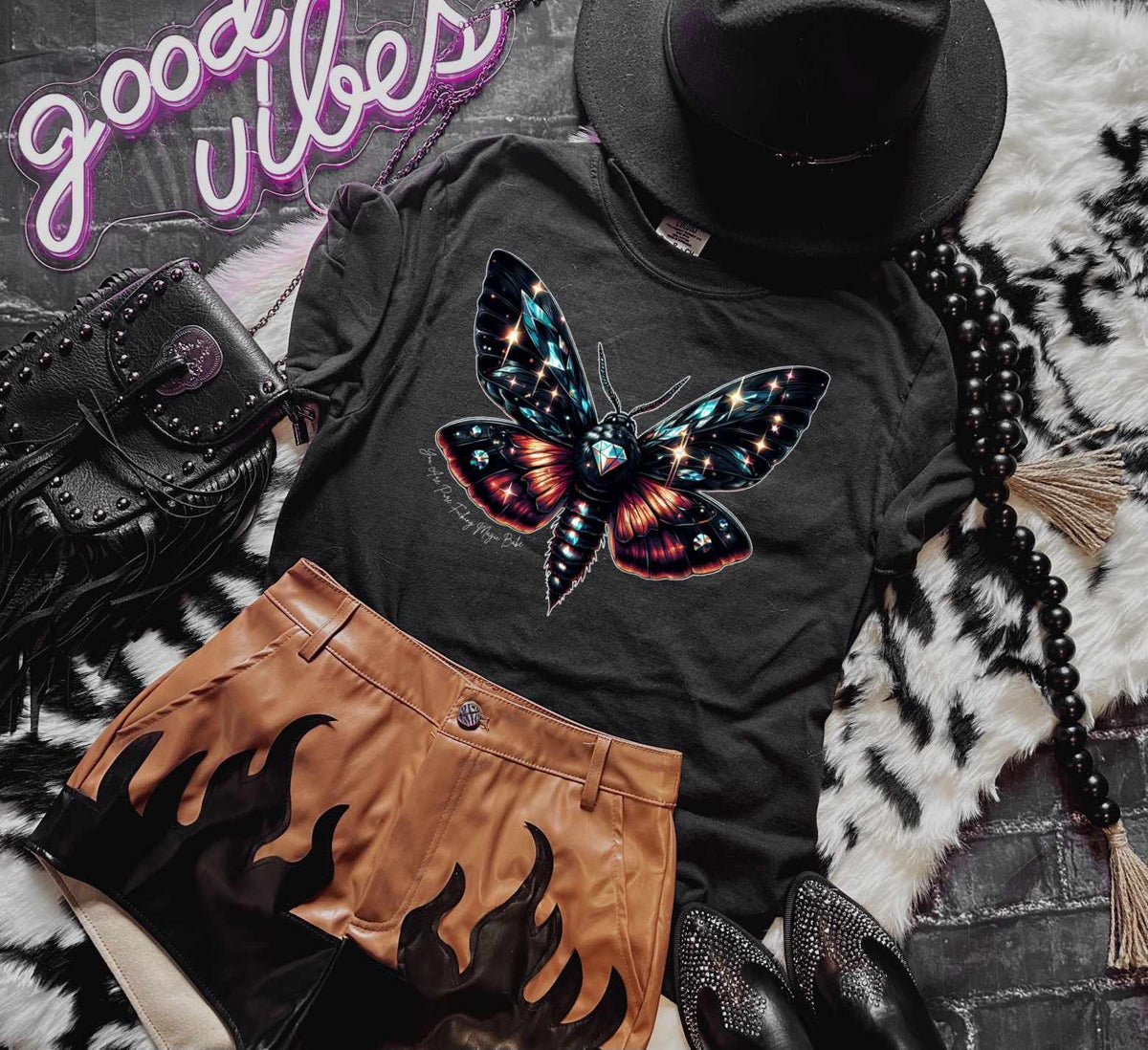 Galaxy moth (WSD) 31627 DTF transfer