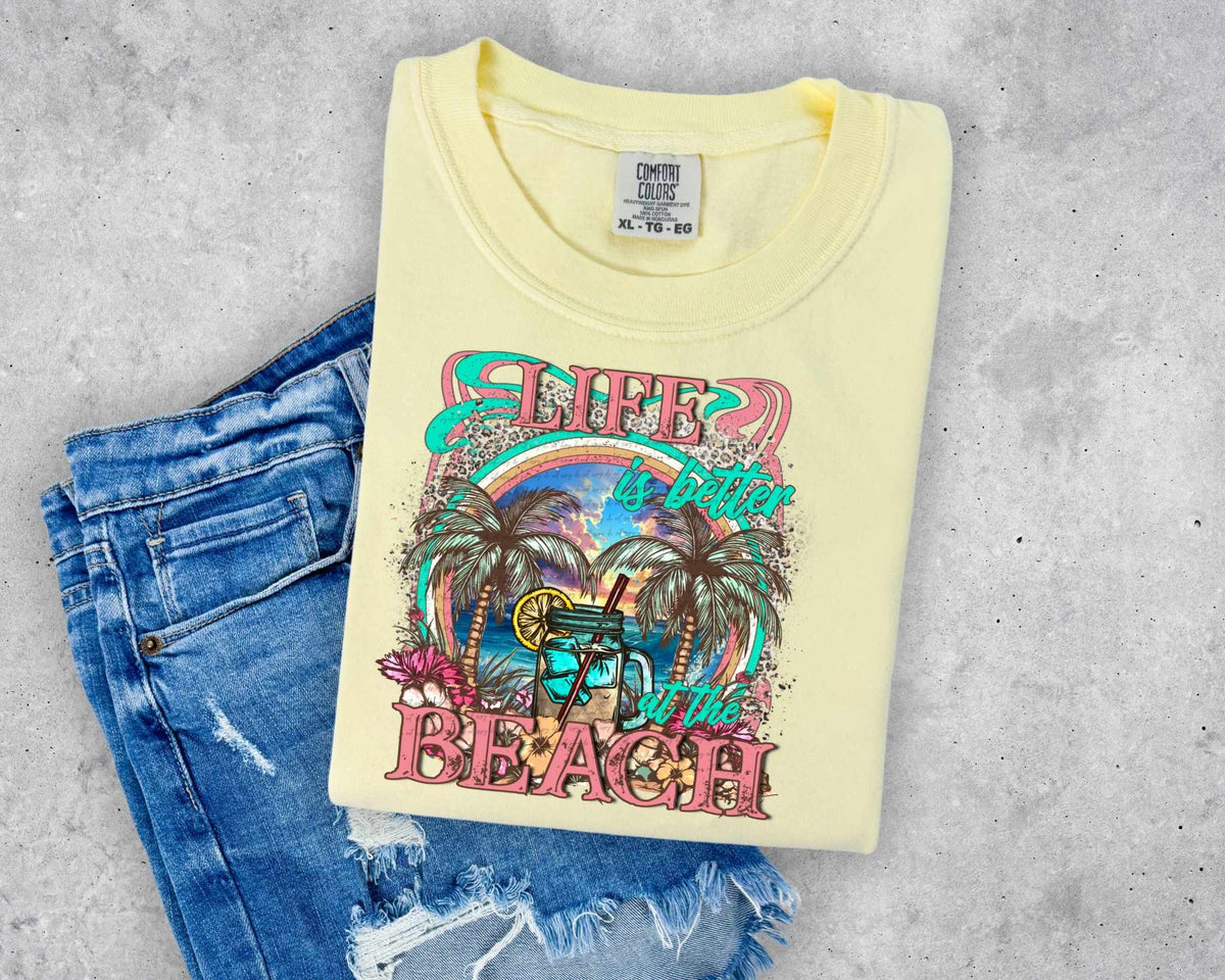 Life is better at the beach (WSD) 31612 DTF transfer