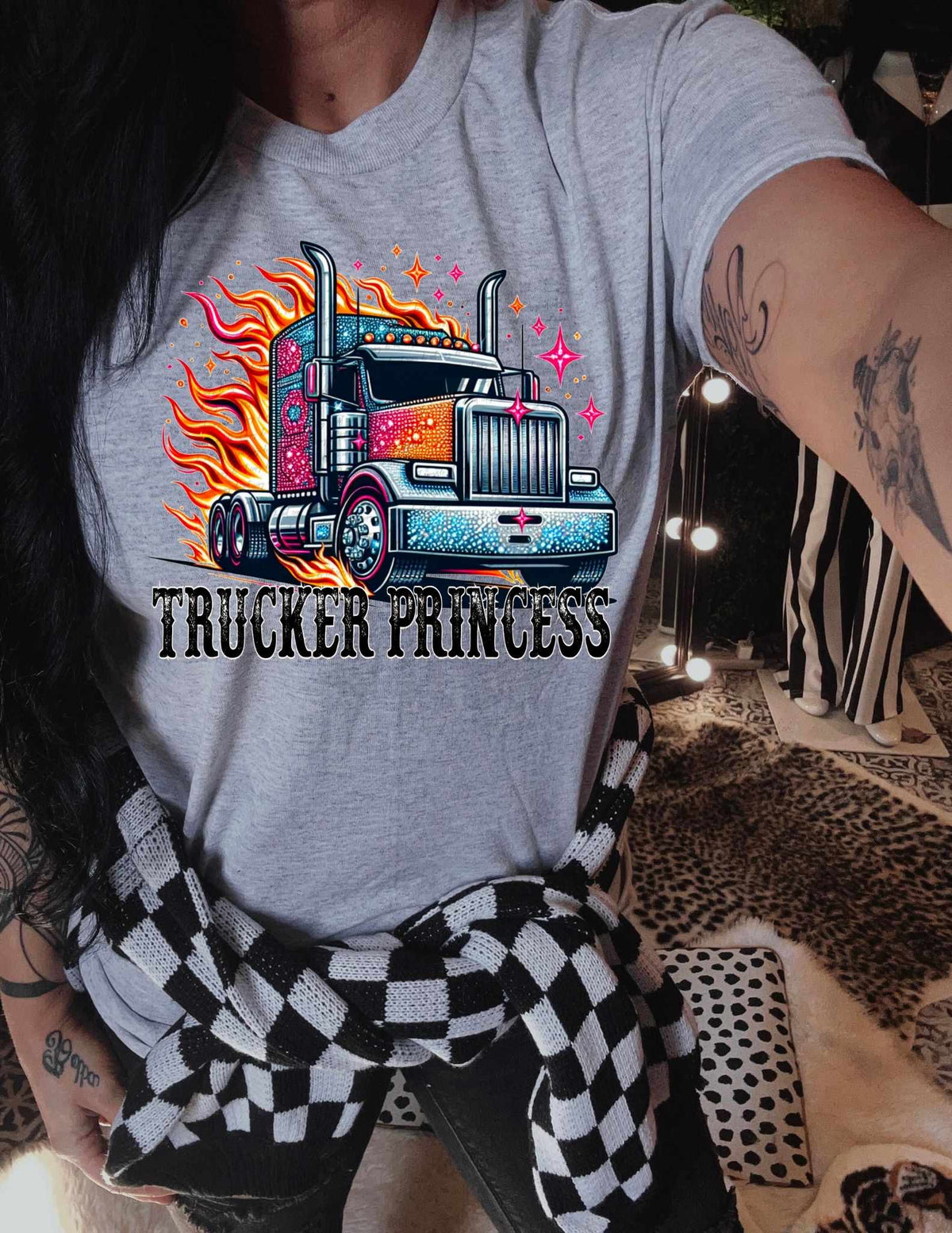 Trucker princess (WSD) 31626 DTF transfer