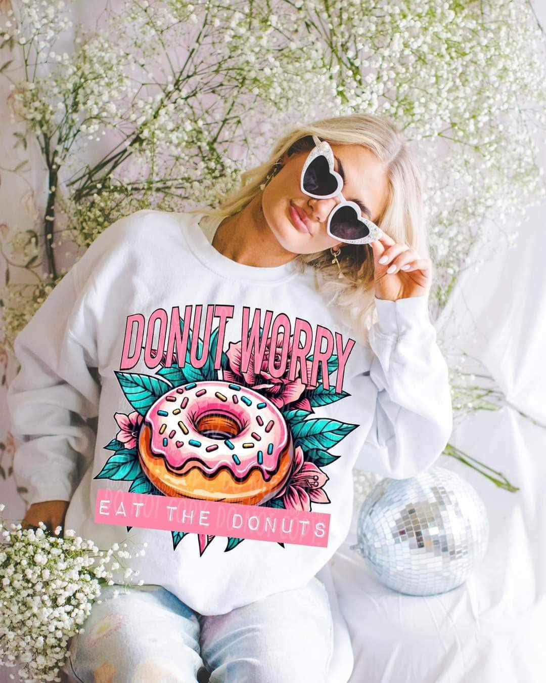 Donut worry eat the donuts (LYTTLE) 21121 DTF transfer