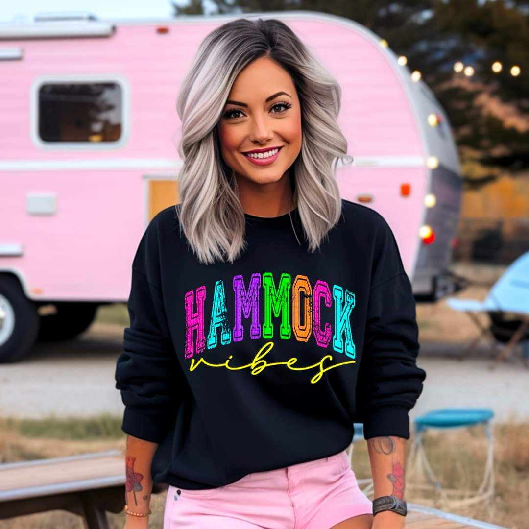 Hammock vibes neon colors 31675 DTF transfer