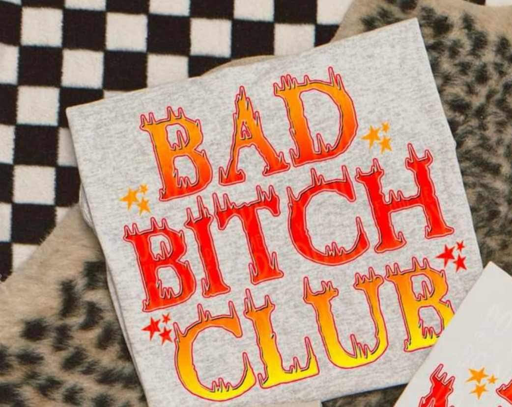 Bad bitch club (LYTTLE) 21161 DTF transfer