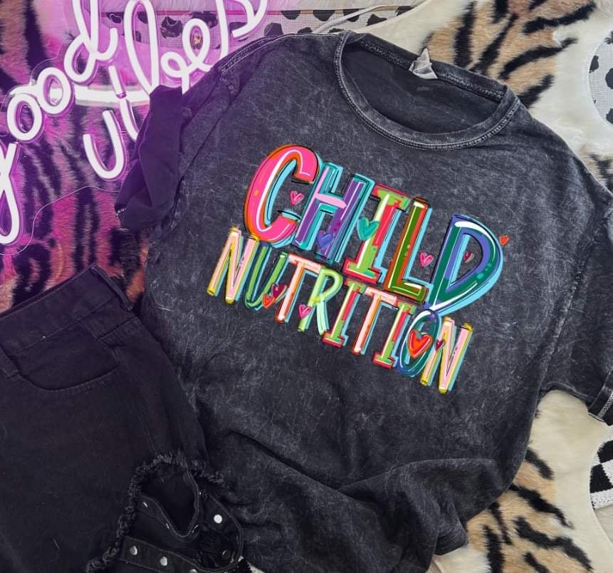 Child nutrition cherry font (S&G) 43839 DTF transfer