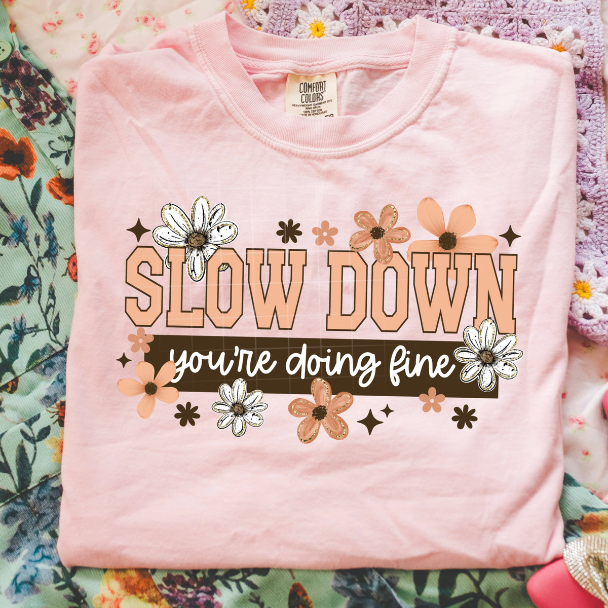 Slow down you’re doing fine (CSC) DTF Transfer