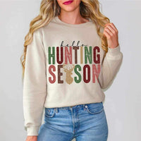 Hello hunting season (multi color writing) 11081 DTF TRANSFER