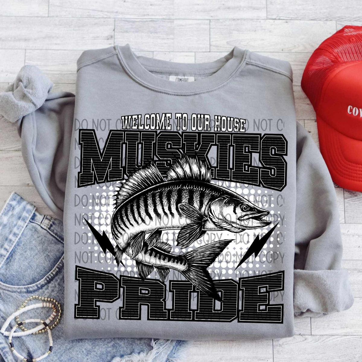 Welcome to our house muskies pride 31727 DTF transfer