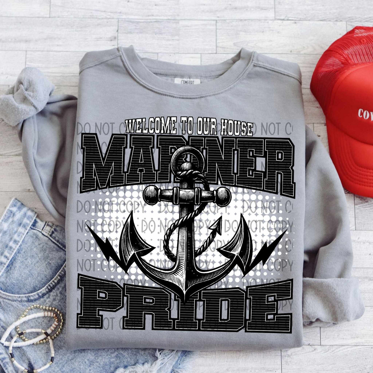 Welcome to our house mariner pride 31726 DTF transfer