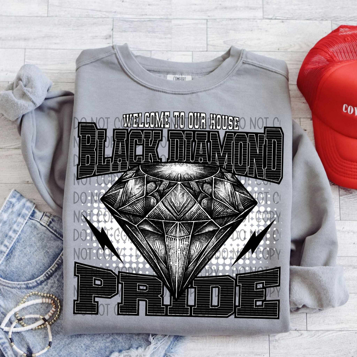 Welcome to our house black diamond pride 31723 DTF transfer