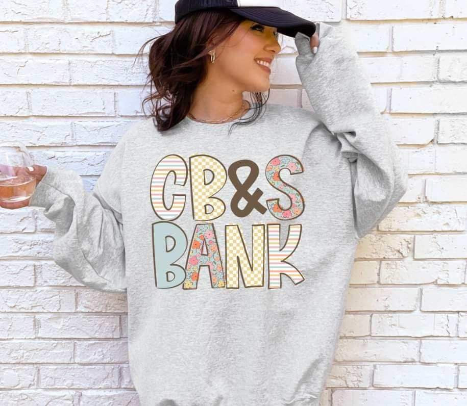 CB&S pastel patterned font 21191 DTF transferak
